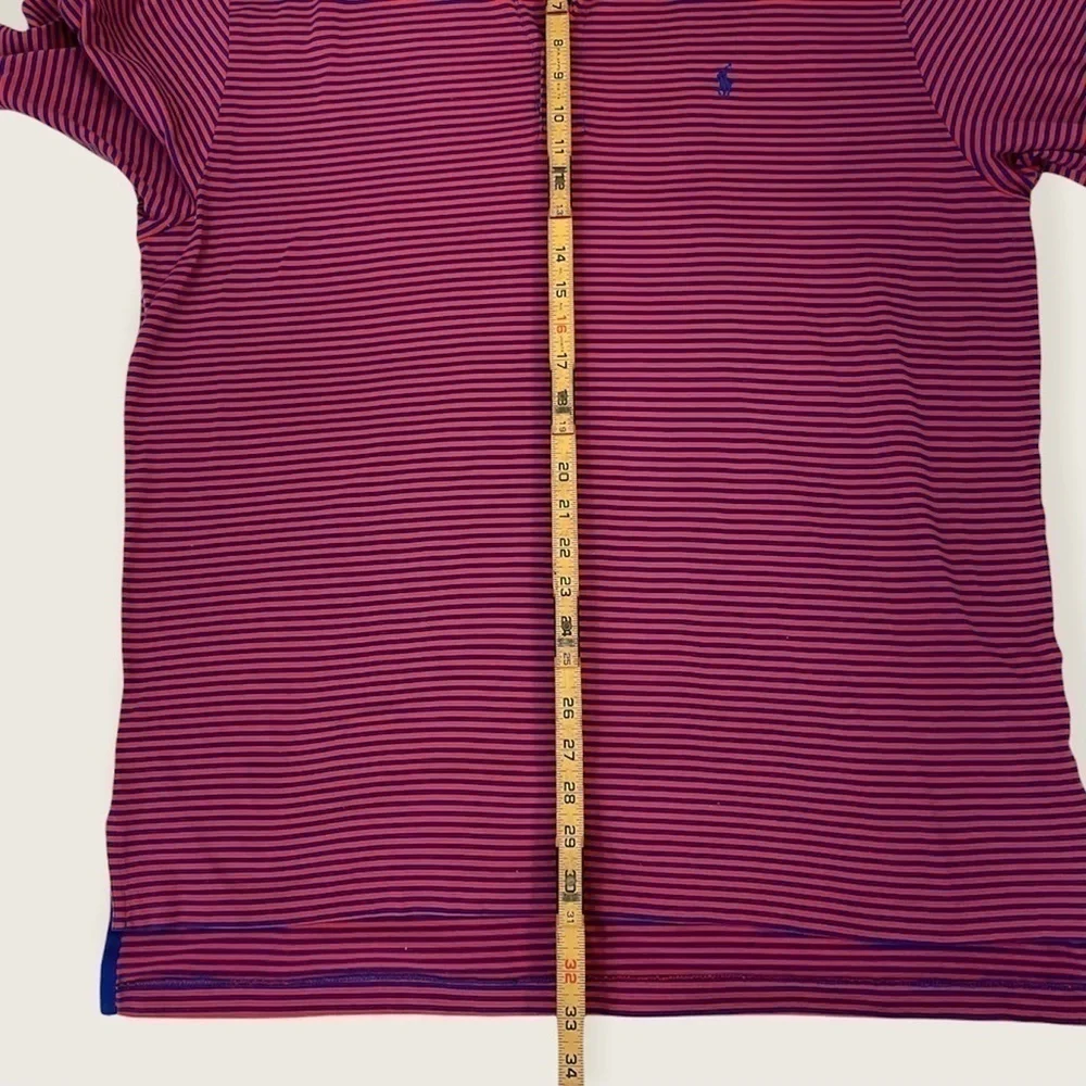 Ralph Lauren Polo Golf Striped 100% Cotton Shirt​​​​​​​​​​​​
